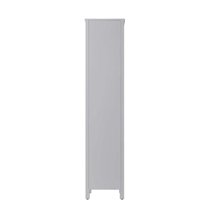 16 inch Bath Storage Cabinet in Grey