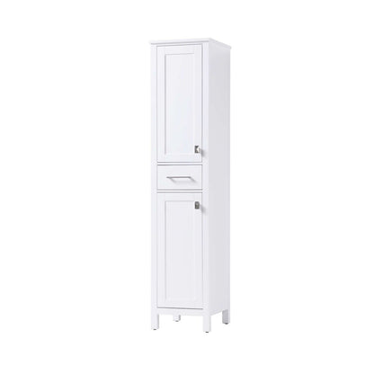 16 inch Bath Storage Cabinet in White