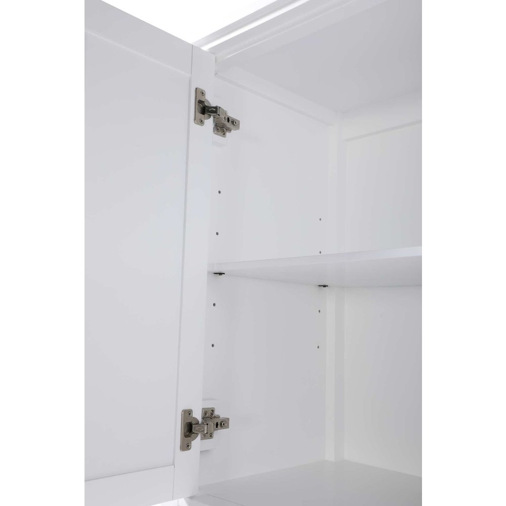 16 inch Bath Storage Cabinet in White