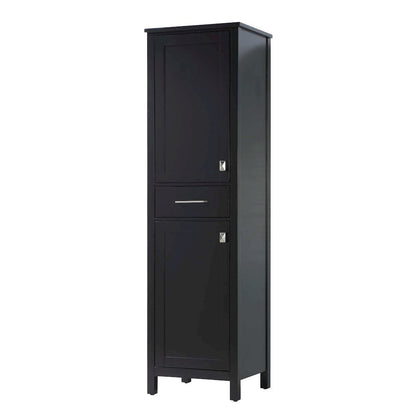 20 inch Bath Storage Cabinet in Black