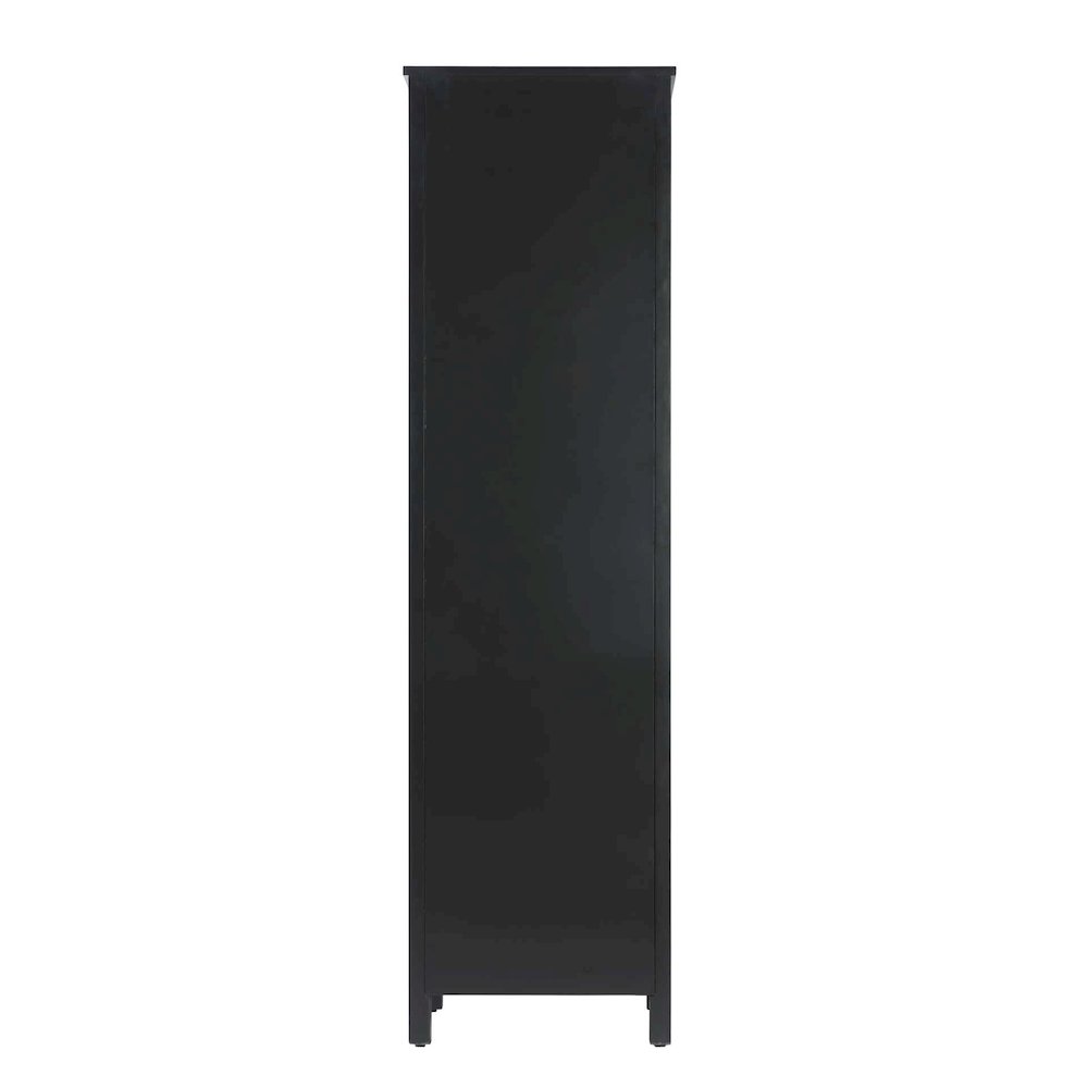 20 inch Bath Storage Cabinet in Black