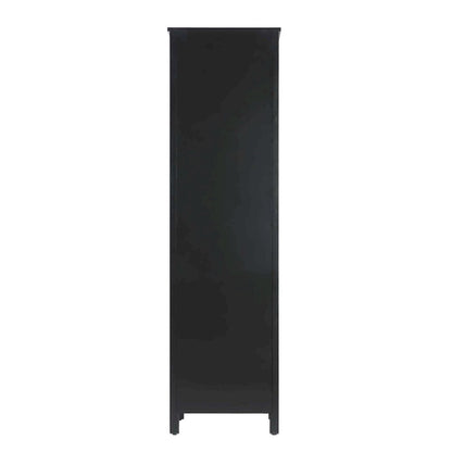20 inch Bath Storage Cabinet in Black