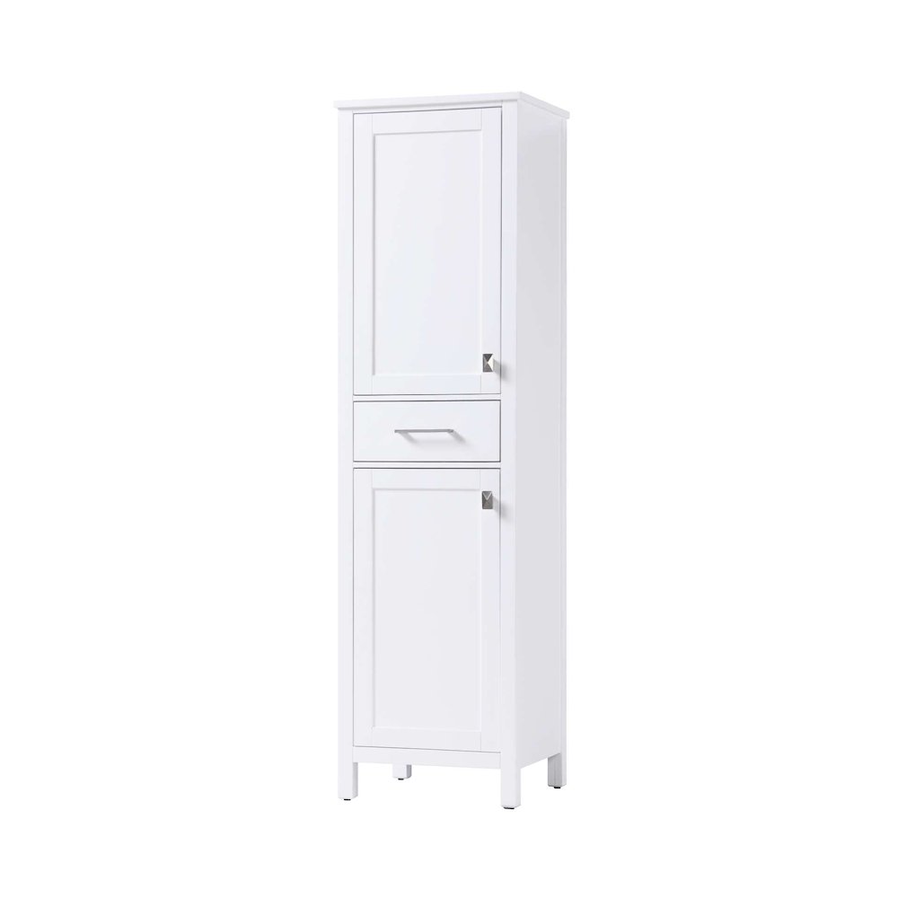 20 inch Bath Storage Cabinet in White