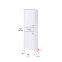 20 inch Bath Storage Cabinet in White