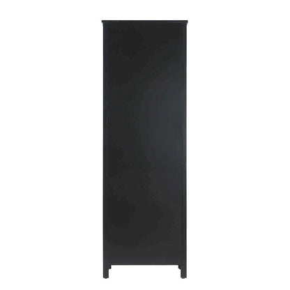 24 inch Bath Storage Cabinet in Black