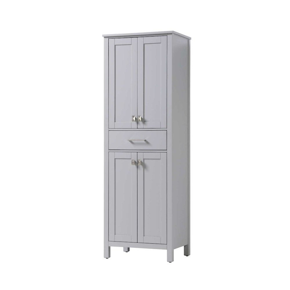 24 inch Bath Storage Cabinet in Grey