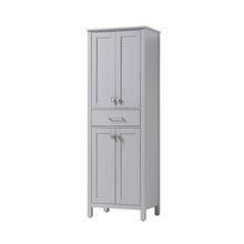 24 inch Bath Storage Cabinet in Grey