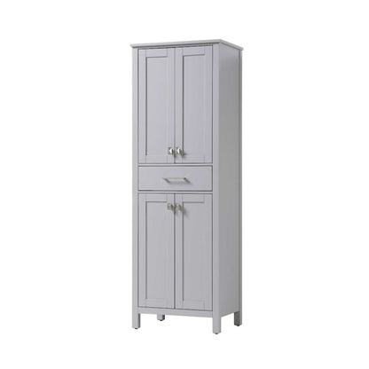 24 inch Bath Storage Cabinet in Grey