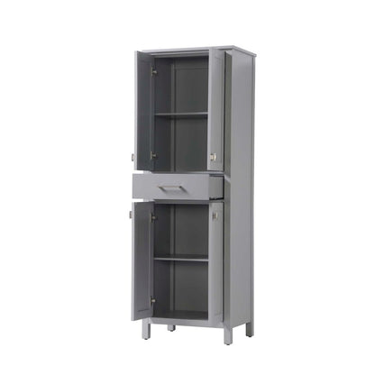 24 inch Bath Storage Cabinet in Grey