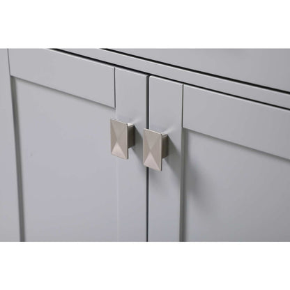24 inch Bath Storage Cabinet in Grey