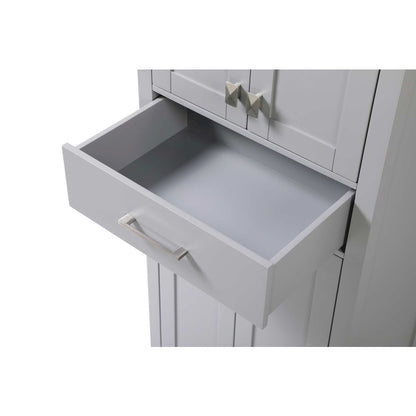 24 inch Bath Storage Cabinet in Grey