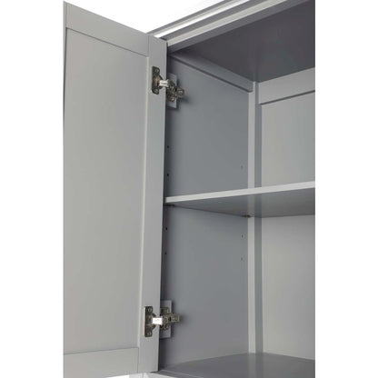 24 inch Bath Storage Cabinet in Grey