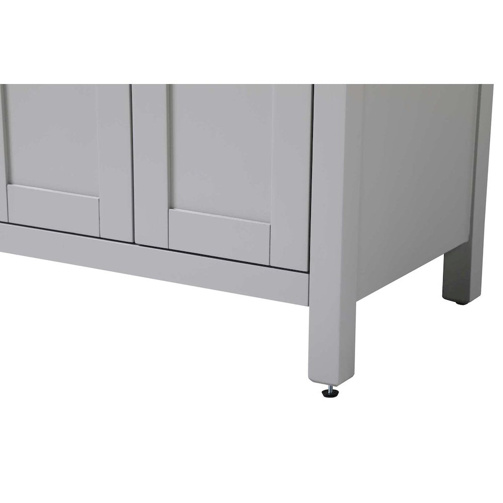 24 inch Bath Storage Cabinet in Grey