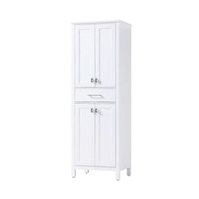 24 inch Bath Storage Cabinet in White