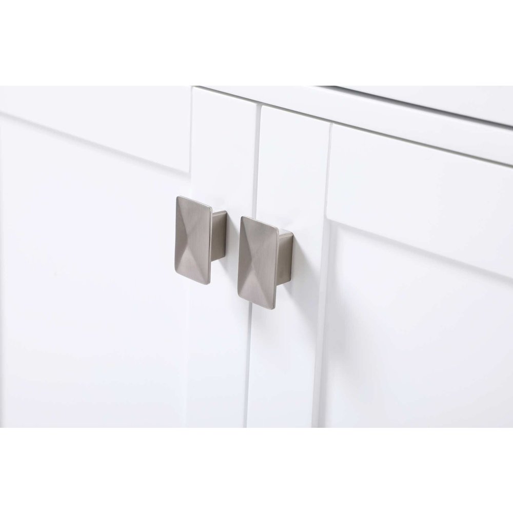 24 inch Bath Storage Cabinet in White