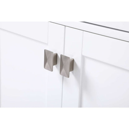 24 inch Bath Storage Cabinet in White