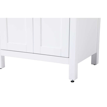 24 inch Bath Storage Cabinet in White