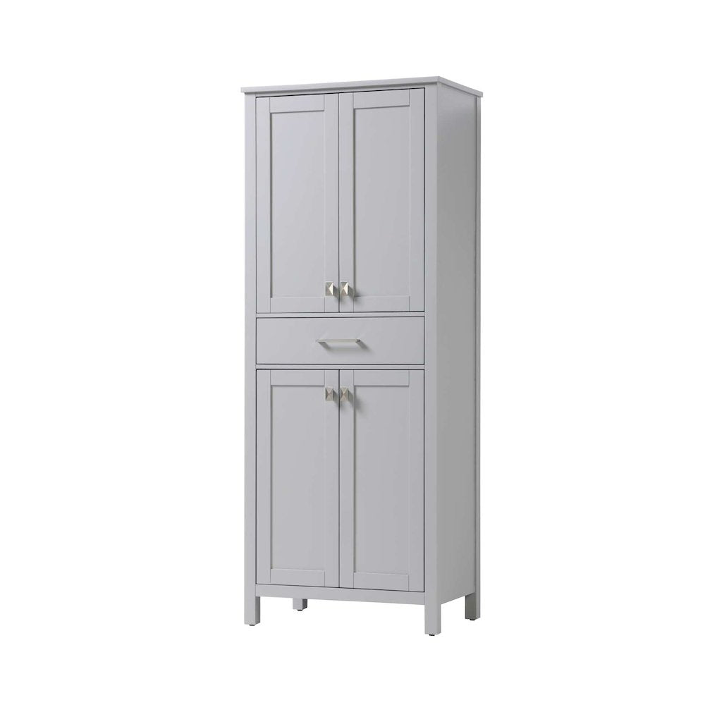 28 inch Bath Storage Cabinet in Grey