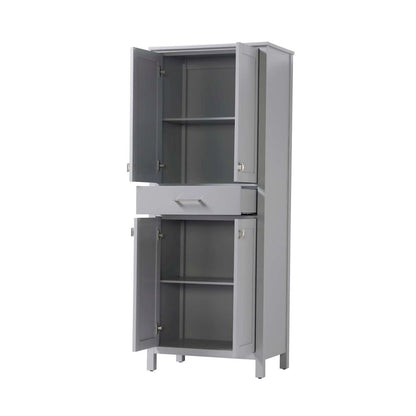 28 inch Bath Storage Cabinet in Grey