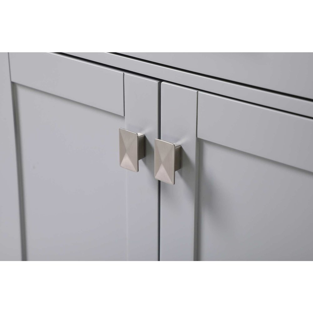 28 inch Bath Storage Cabinet in Grey