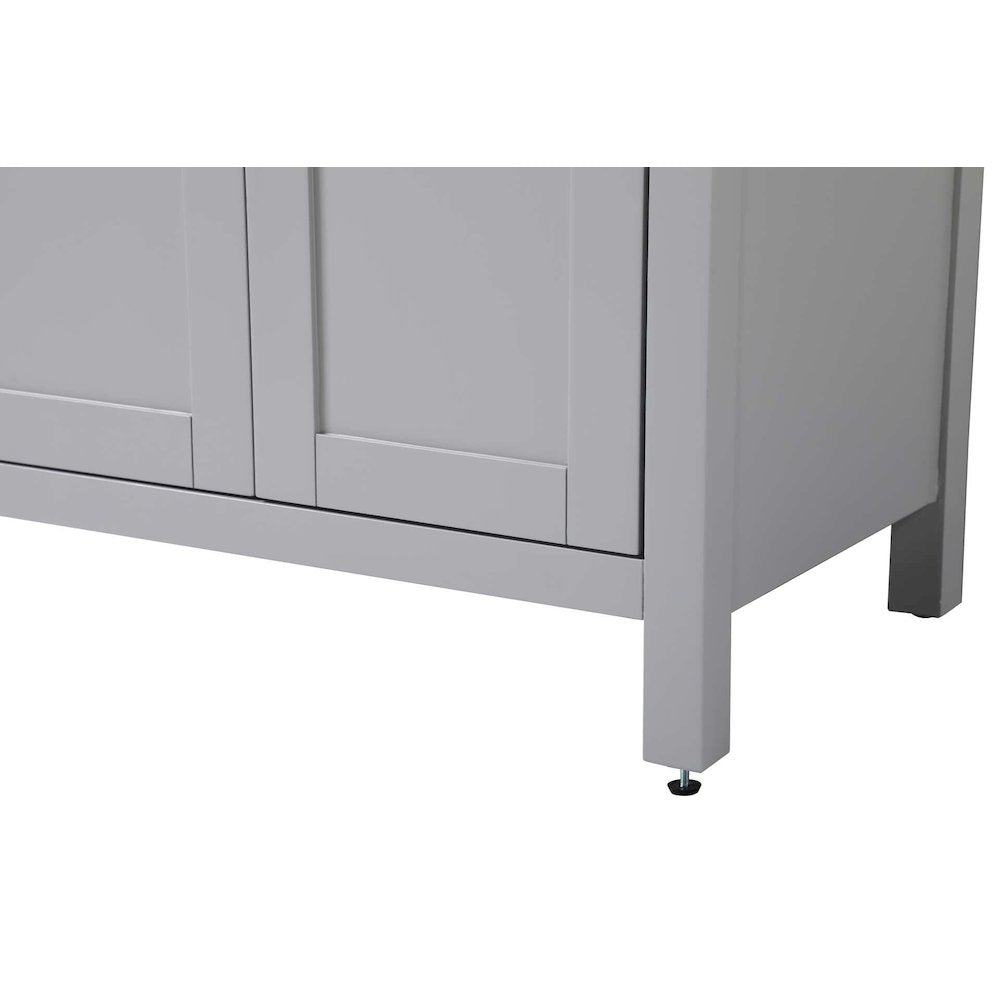 28 inch Bath Storage Cabinet in Grey