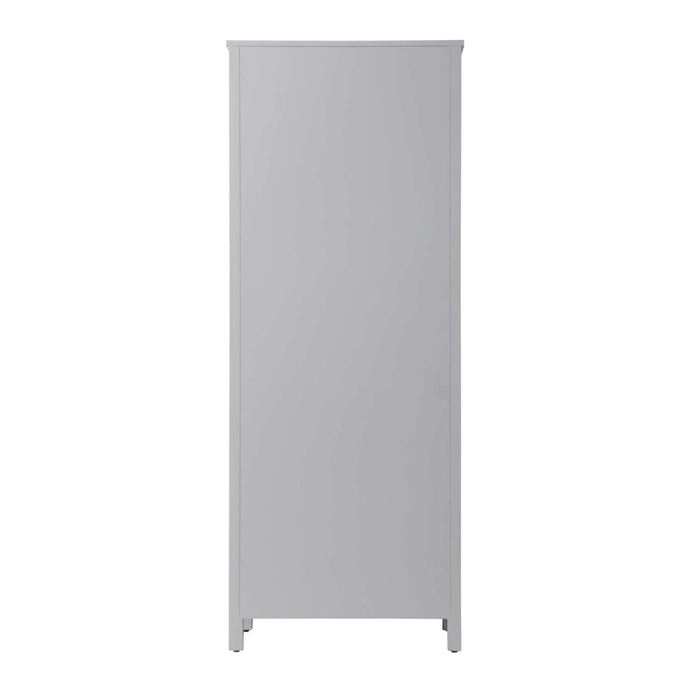 28 inch Bath Storage Cabinet in Grey