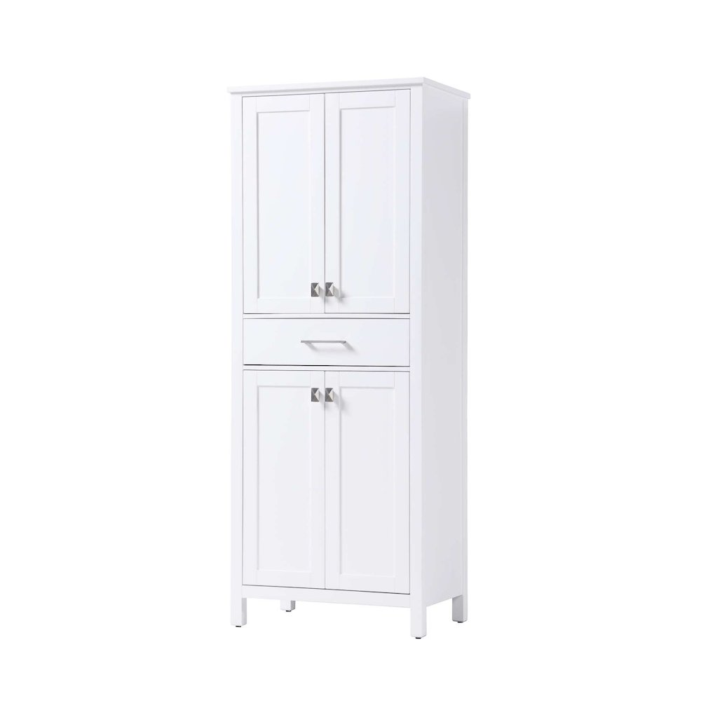 28 inch Bath Storage Cabinet in White