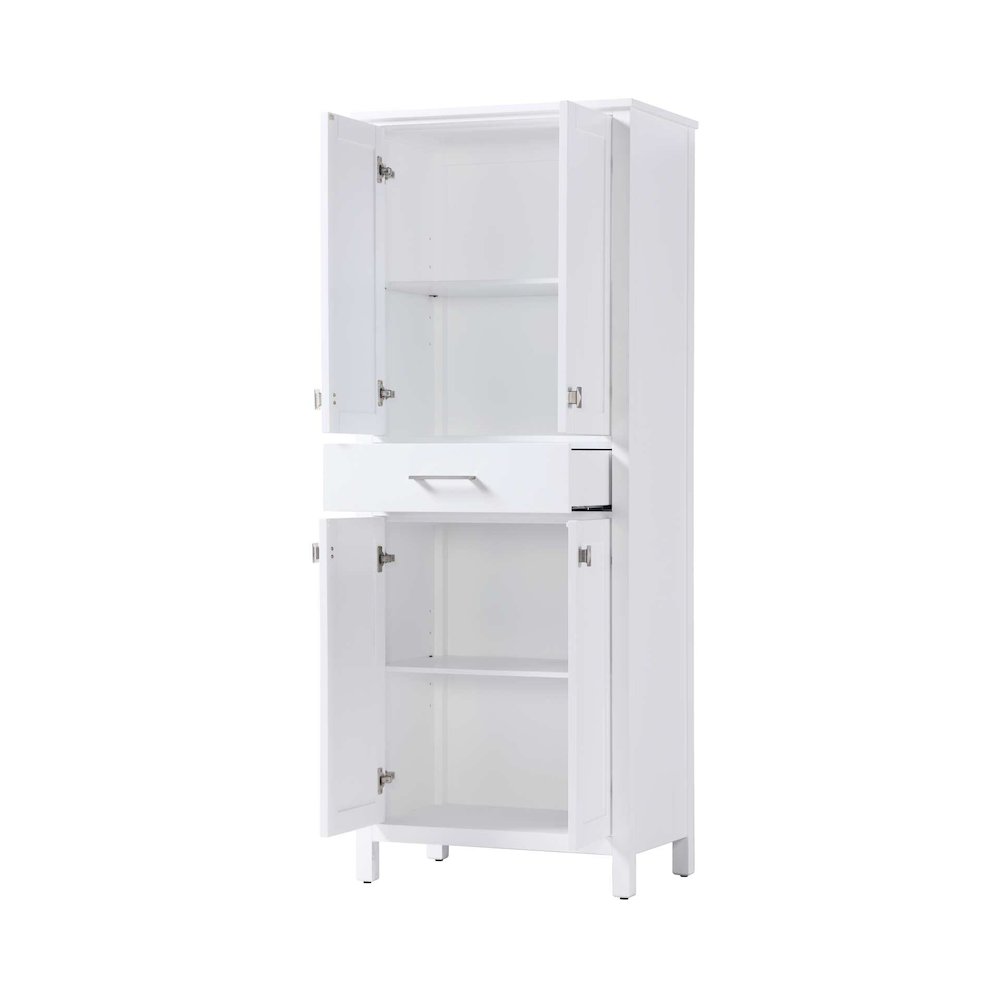 28 inch Bath Storage Cabinet in White