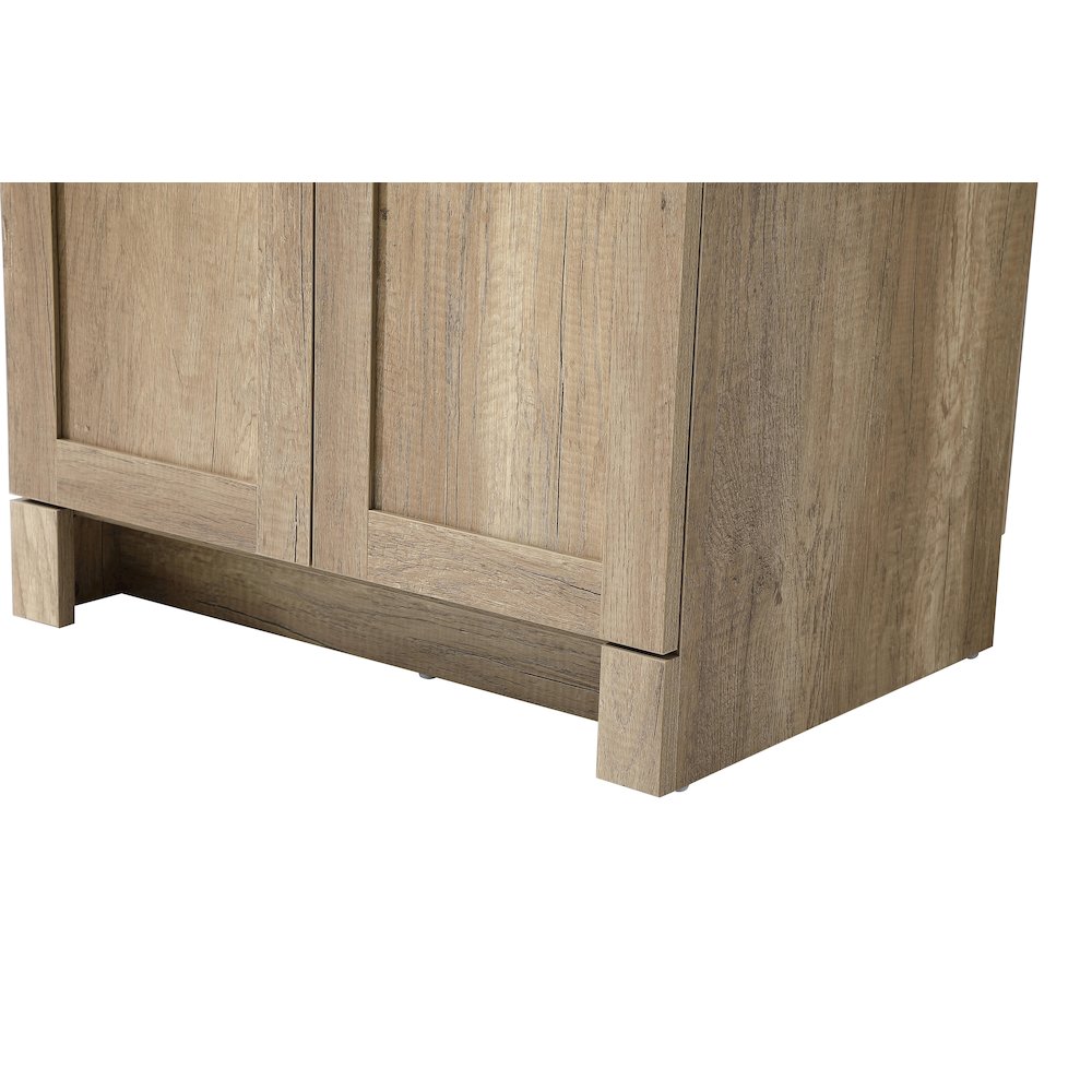 24 Inch Bath Storage Cabinet  in Natural Oak