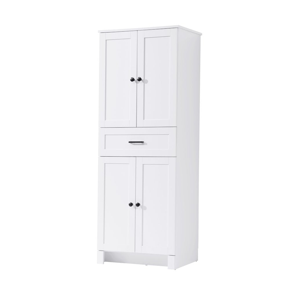 24 Inch Bath Storage Cabinet  in White