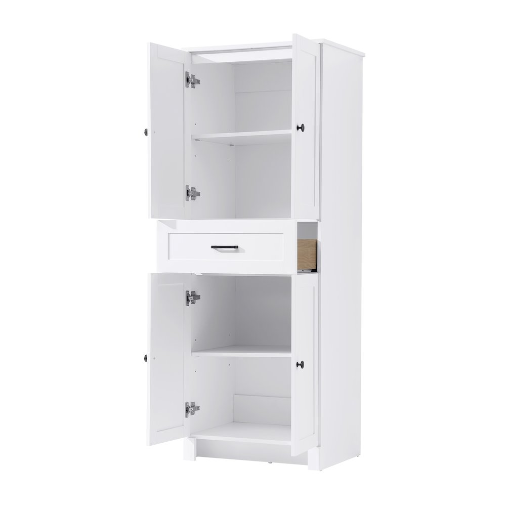 24 Inch Bath Storage Cabinet  in White