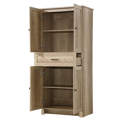 28 Inch Bath Storage Cabinet  in Natural Oak