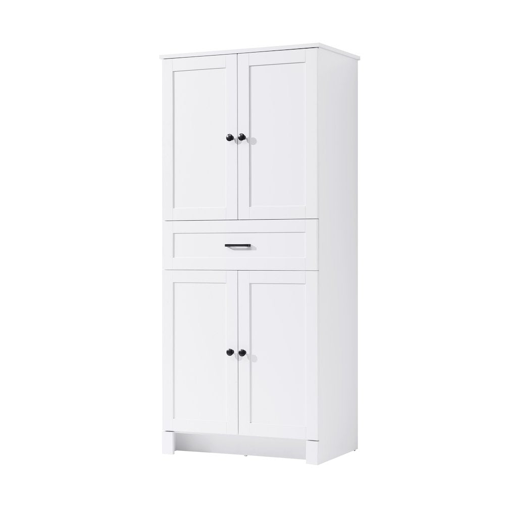 28 Inch Bath Storage Cabinet  in White