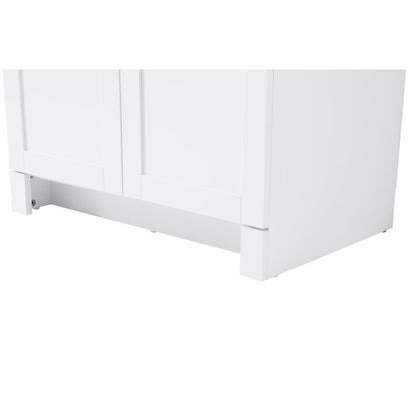 28 Inch Bath Storage Cabinet  in White