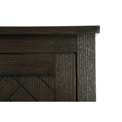 16 inch Bath Storage Cabinet in Chocolate Oak