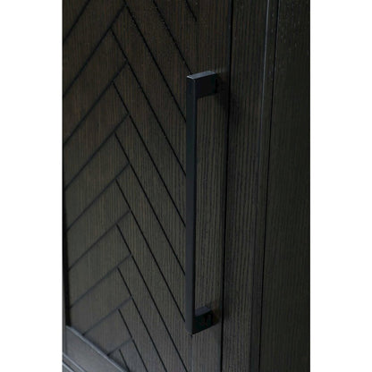 16 inch Bath Storage Cabinet in Chocolate Oak