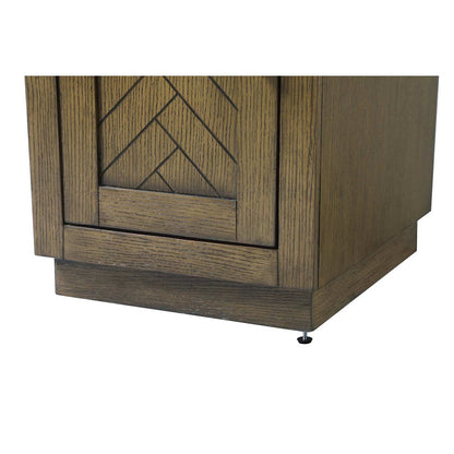 16 inch Bath Storage Cabinet in Hazel Oak