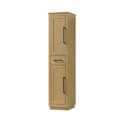 16 inch Bath Storage Cabinet in Linen oak