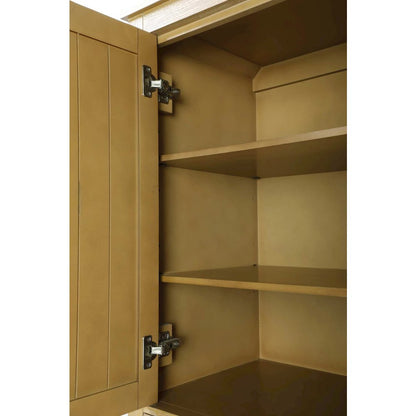 16 inch Bath Storage Cabinet in Linen oak