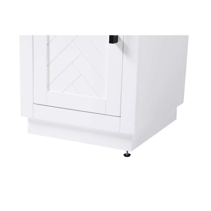 16 inch Bath Storage Cabinet in White