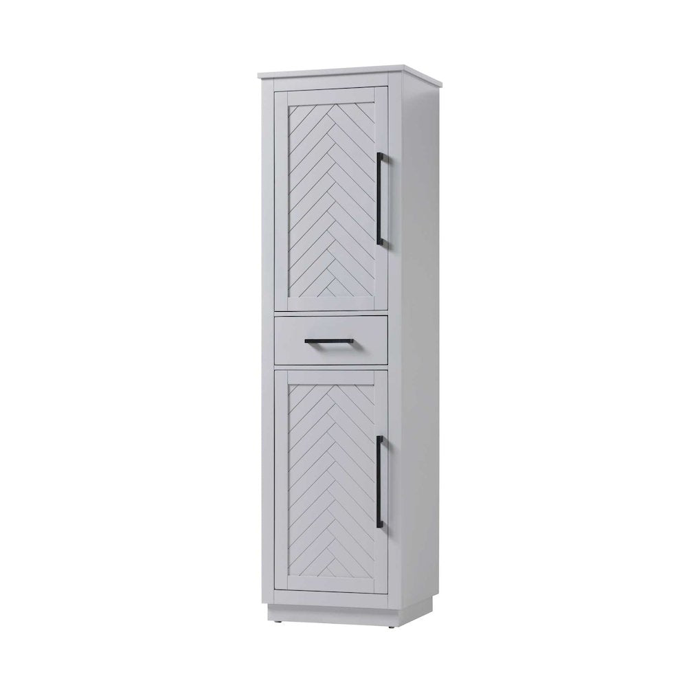 20 inch Bath Storage Cabinet in Grey