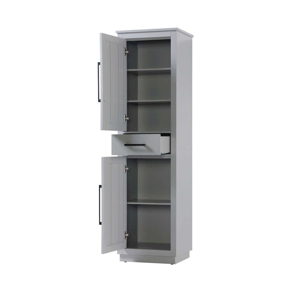 20 inch Bath Storage Cabinet in Grey
