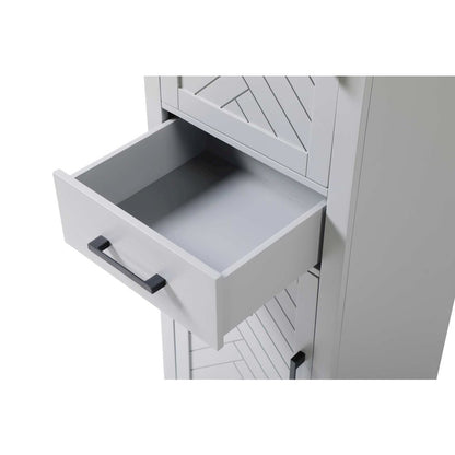 20 inch Bath Storage Cabinet in Grey