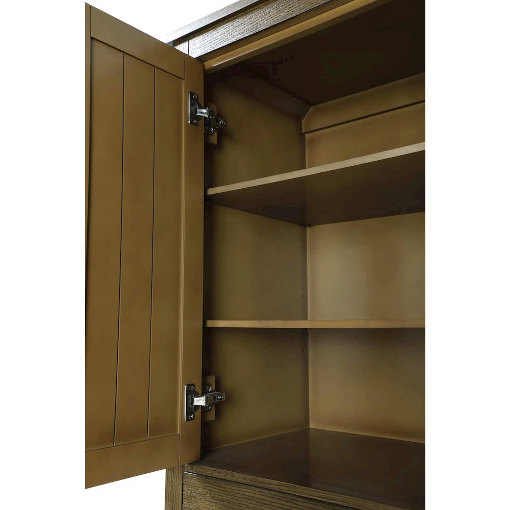 20 inch Bath Storage Cabinet in Hazel Oak
