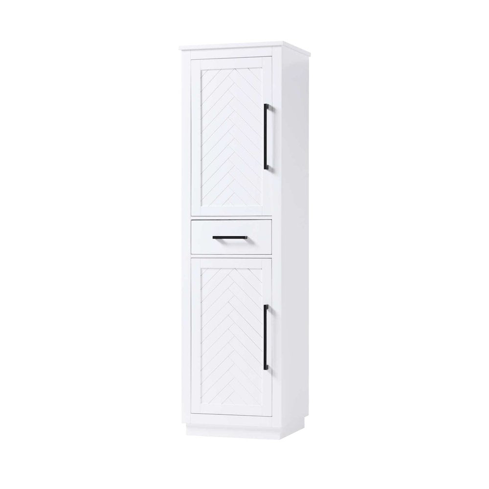 20 inch Bath Storage Cabinet in White