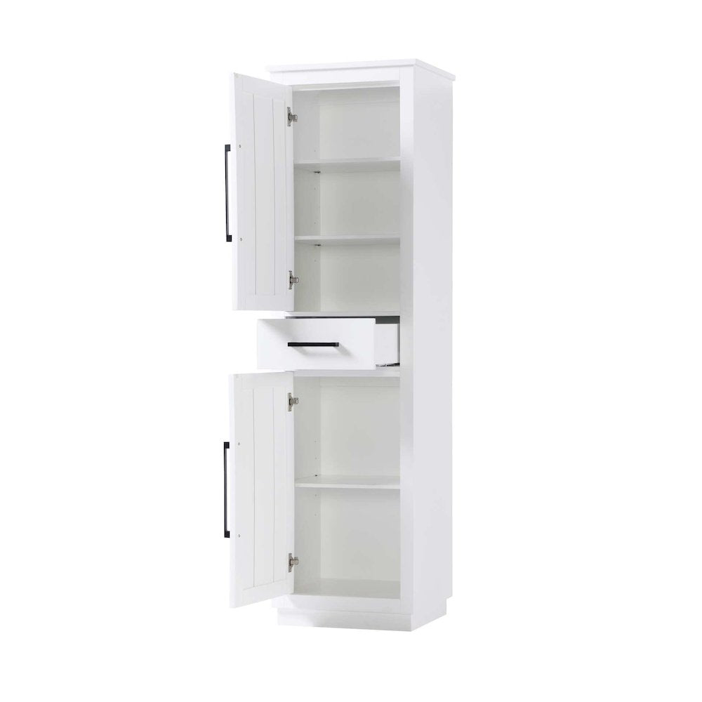 20 inch Bath Storage Cabinet in White