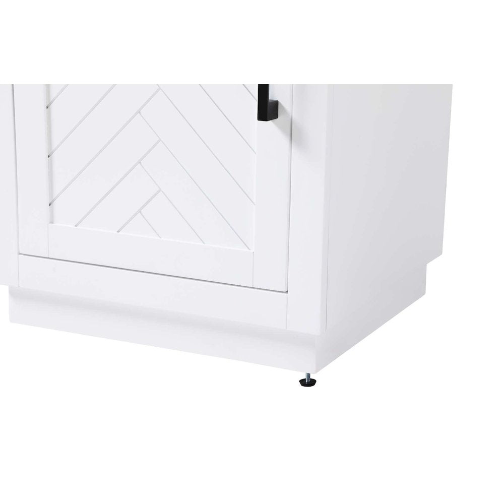 20 inch Bath Storage Cabinet in White