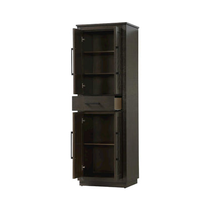 24 inch Bath Storage Cabinet in Chocolate Oak
