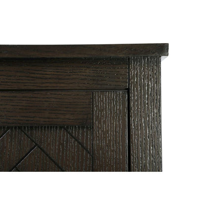 24 inch Bath Storage Cabinet in Chocolate Oak