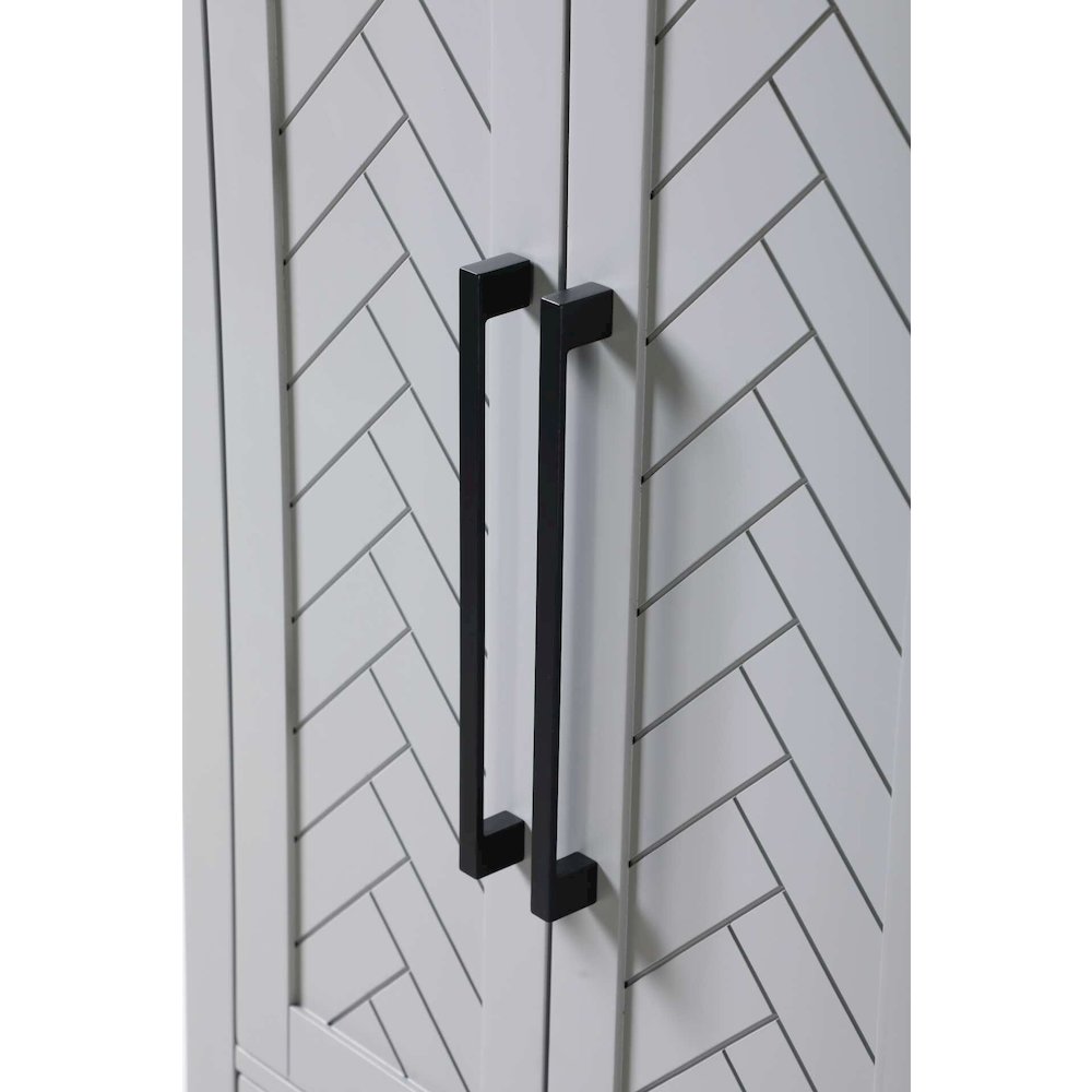 24 inch Bath Storage Cabinet in Grey